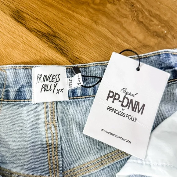 Princess Polly Tammy Cargo Jeans Women’s Size 2 - Picture 2 of 14